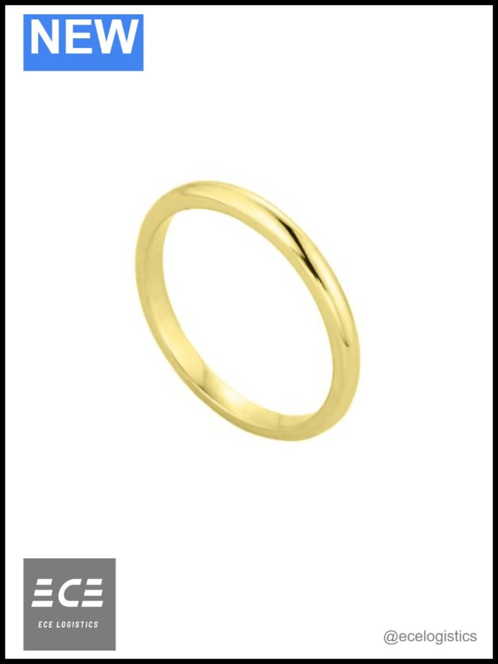 10K Yellow Gold Baby Ring Dainty Fine Band Infant Jewelry